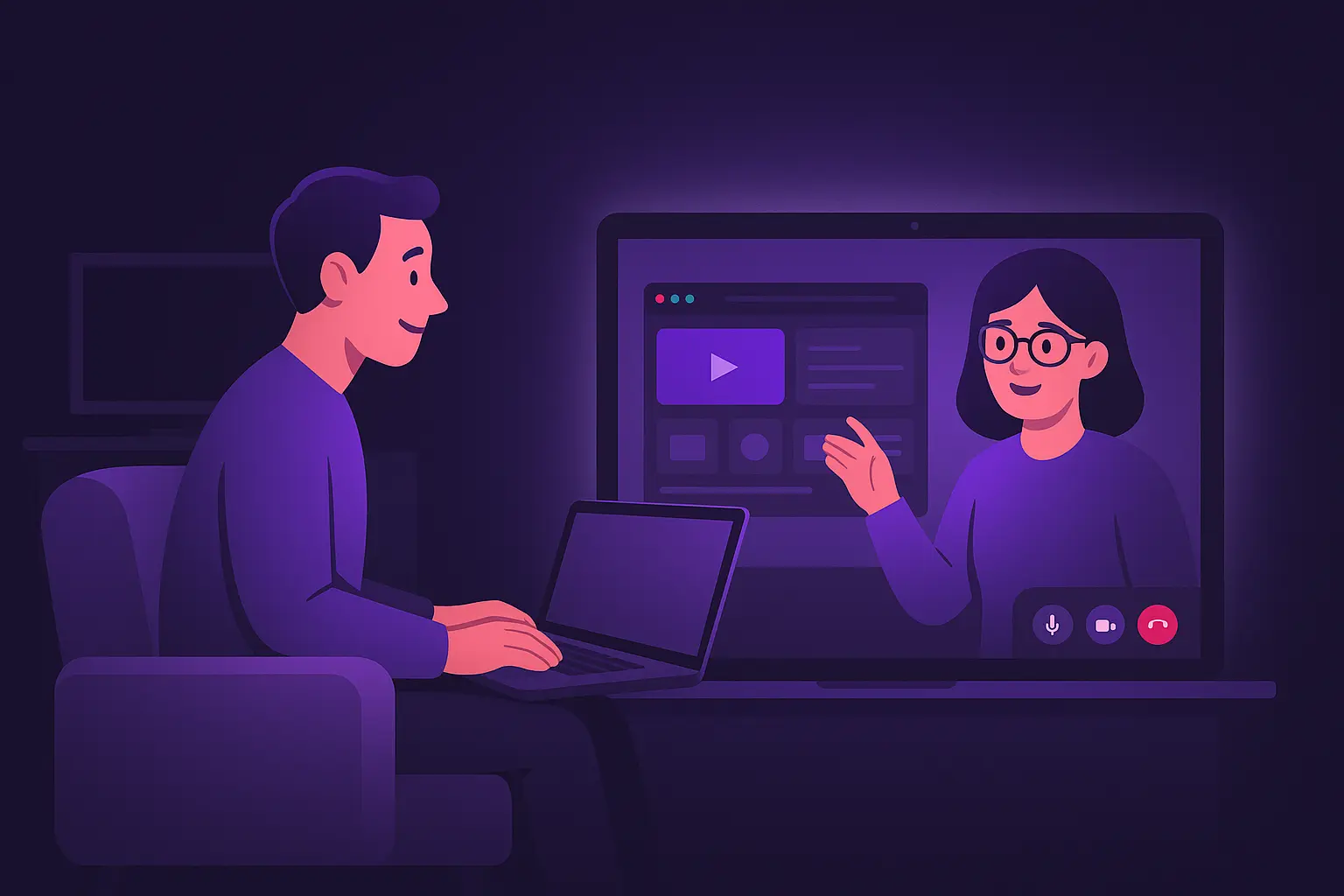 Concierge setup call helping you configure Stremio